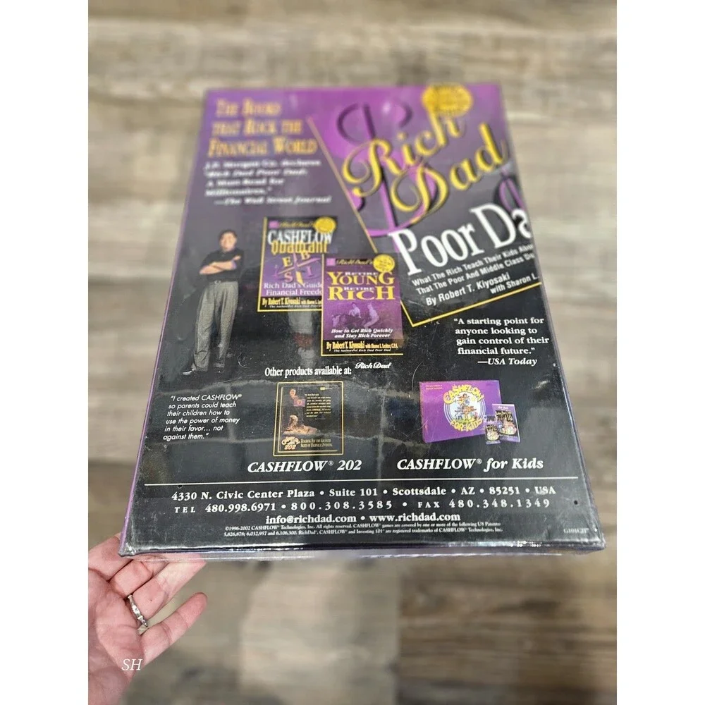 New Cashflow How To Get Out of the Rat Race Board Game by Robert Kiyosaki Sealed